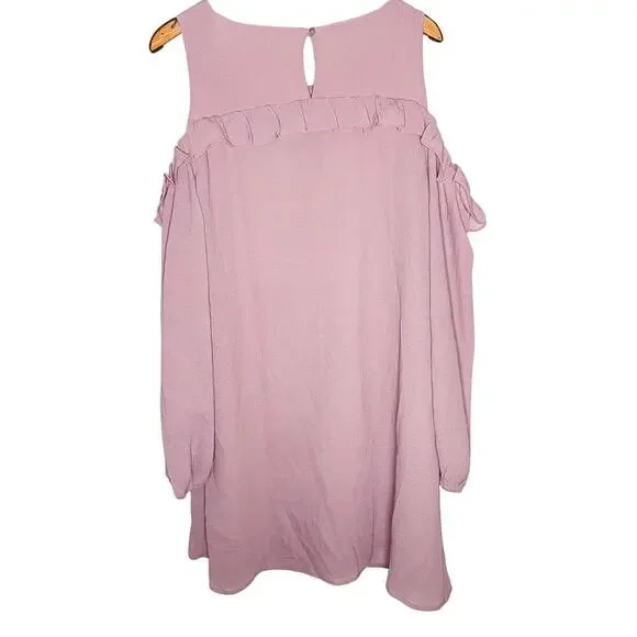 Entro boutique lilac cold shoulder dress - Picture 4 of 6